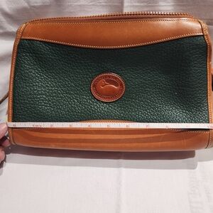 Vintage Green Pebble Leather Dooney & Bourke